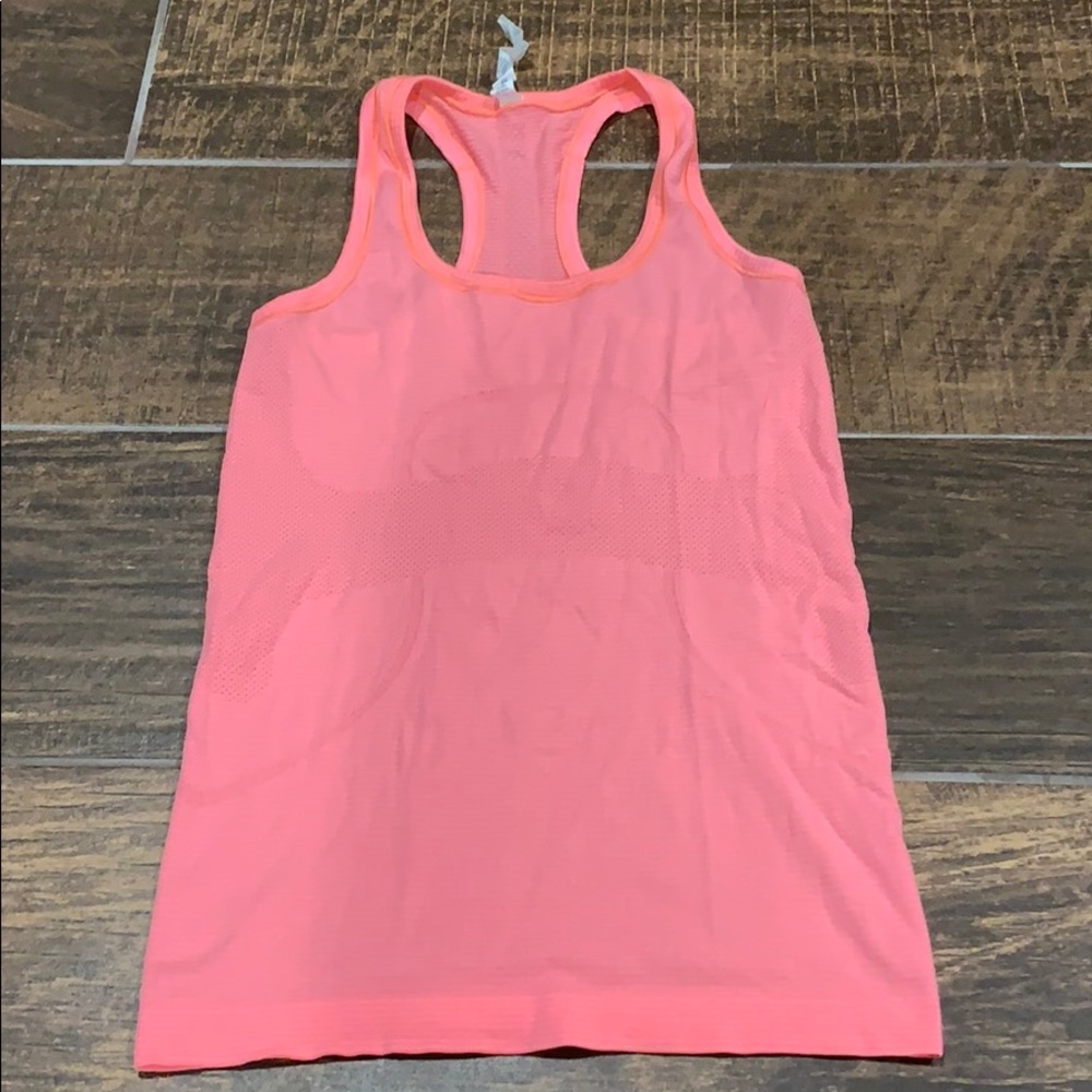 LULULEMON Swiftly Tech Racerback | Coral | Size 4
